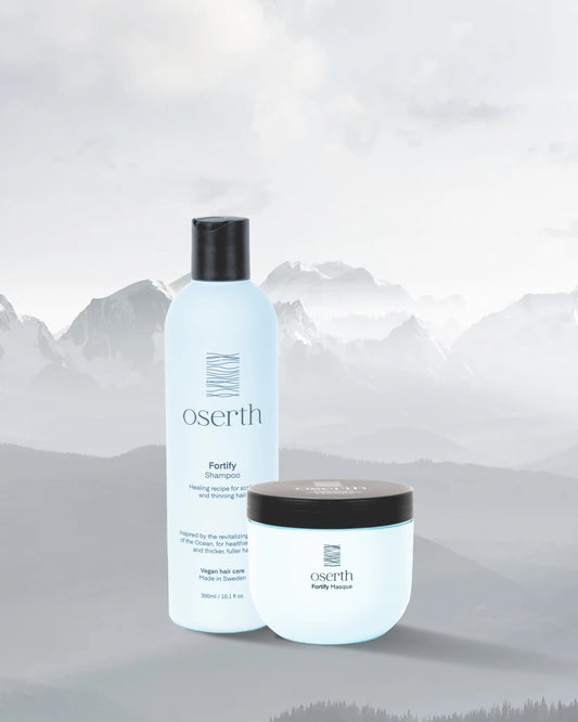 Oserth Fortify Collection – Strengthen and protect your hair with vegan, cruelty-free formulas designed to boost resilience and vitality.