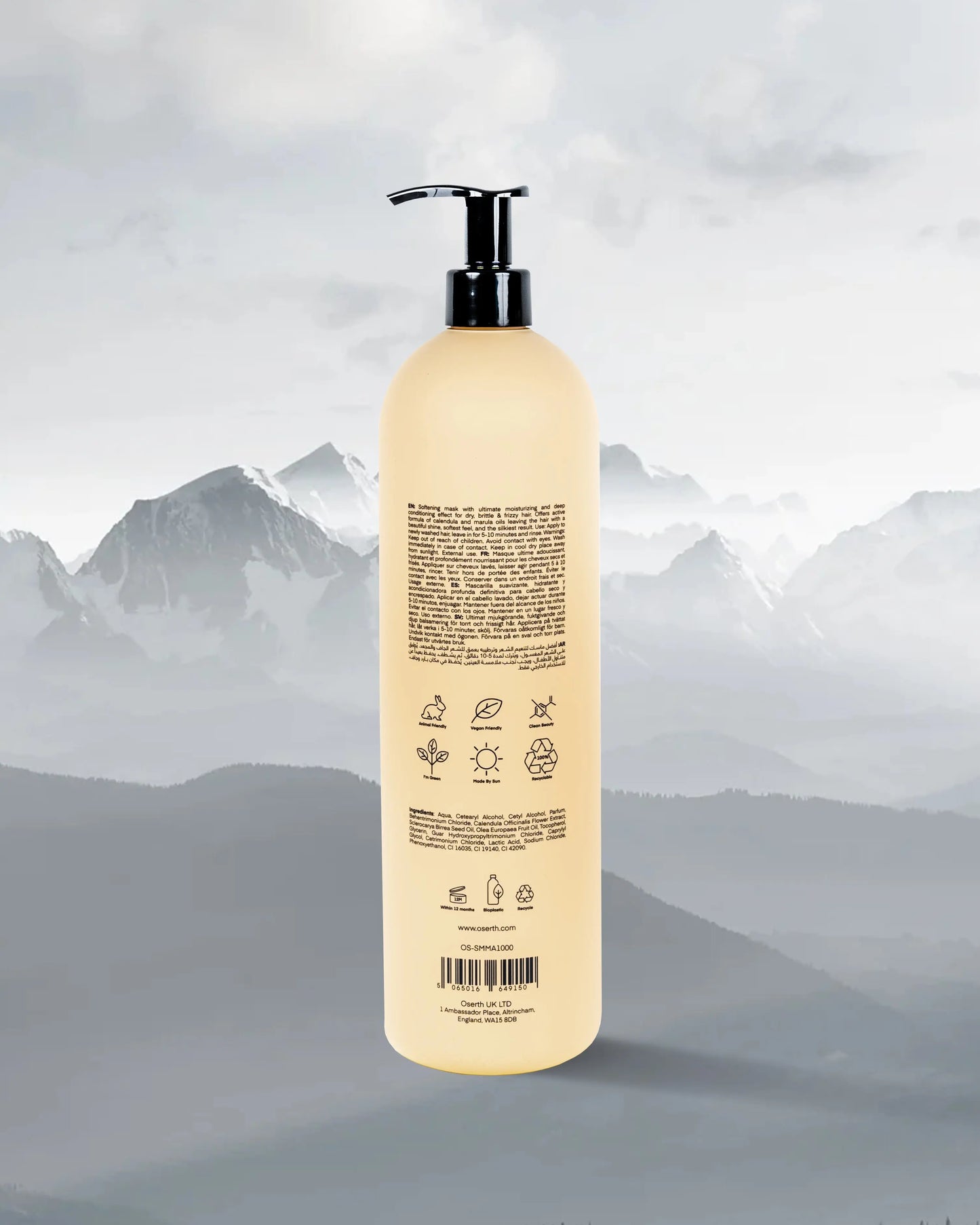 Oserth Smooth Collection – Vegan, sulfate-free haircare products designed to tame frizz, enhance shine, and leave hair silky smooth.