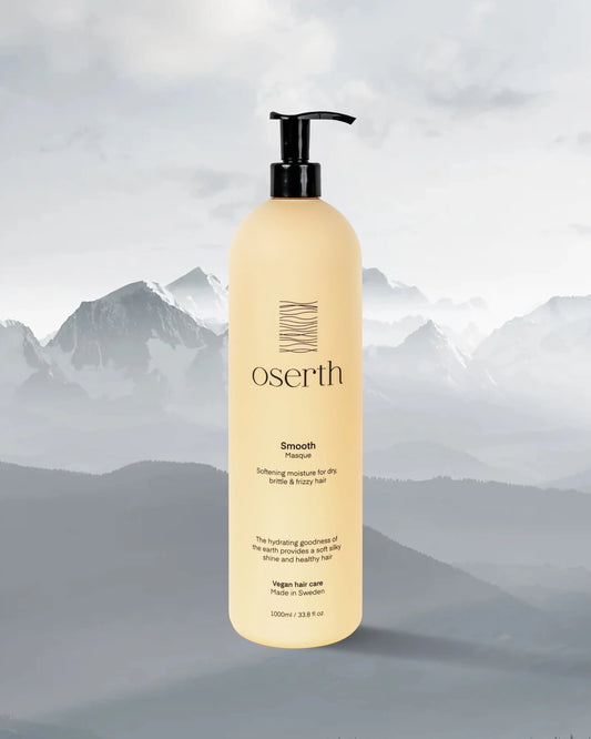 Oserth Smooth Collection – Vegan, sulfate-free haircare products designed to tame frizz, enhance shine, and leave hair silky smooth.