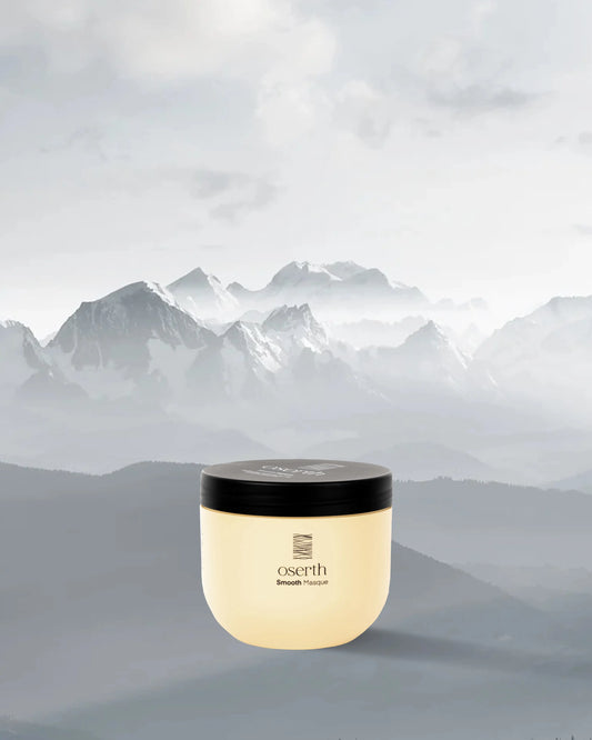 Oserth Smooth Collection – Vegan, sulfate-free haircare products designed to tame frizz, enhance shine, and leave hair silky smooth.