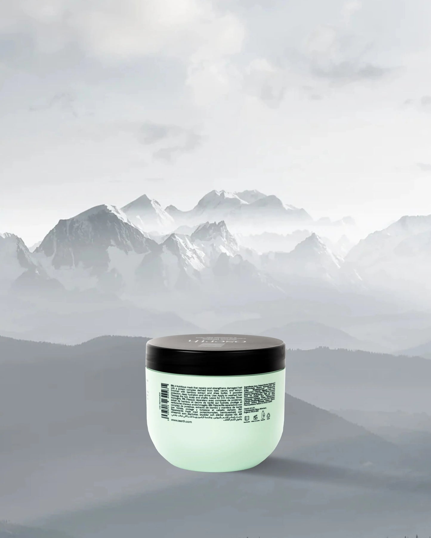 Oserth Restore Collection – Repair and rejuvenate damaged hair with vegan, sustainable products infused with nourishing natural ingredients.