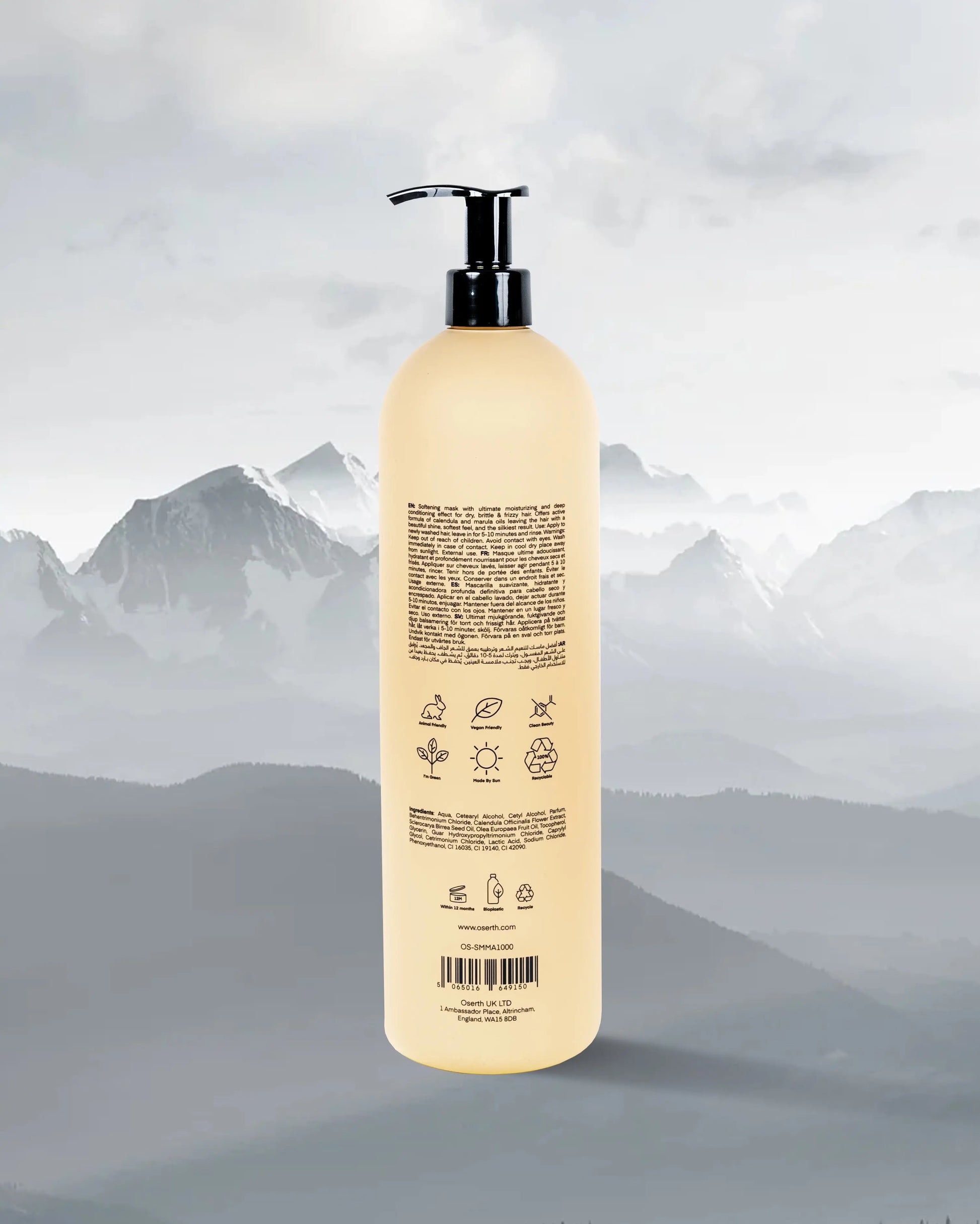 Oserth Smooth Collection – Vegan, sulfate-free haircare products designed to tame frizz, enhance shine, and leave hair silky smooth.